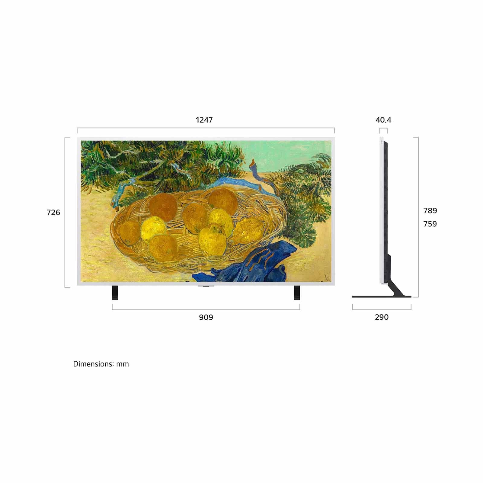 55LX7BPSA 55" GALLERY 4K SMART TV WITH FRAME / FREE WHITE BEZEL INSIDE BOX