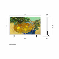 55LX7BPSA 55" GALLERY 4K SMART TV WITH FRAME / FREE WHITE BEZEL INSIDE BOX