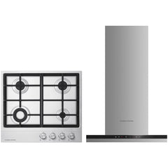 CG604DTGX1 60CM GAS HOB & HC60DCXB3 60CM WALL CANOPY HOOD