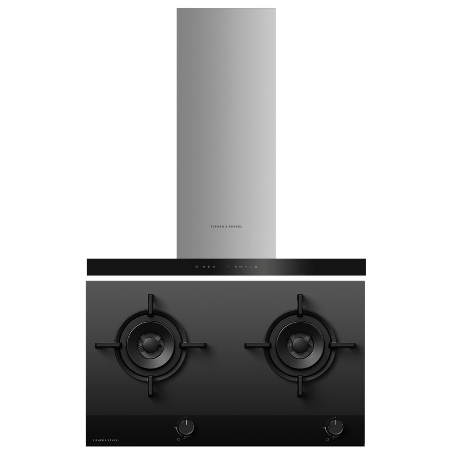 BUNDLE: GAS HOB & 90CM WALL CANOPY HOOD