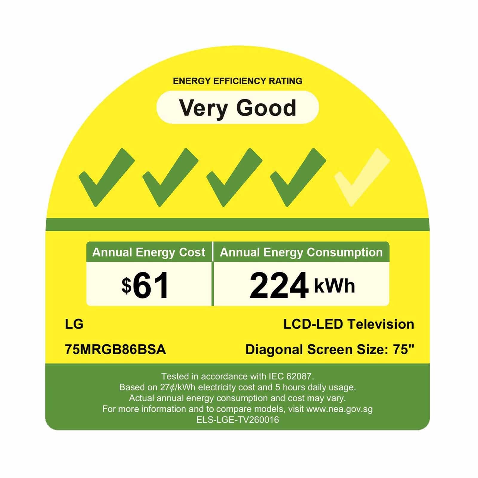 75MRGB86BSA 75" MINI RGB EVO 4K SMART TV / FREE XBOOM STAGE 301 SPEAKER REDEEM FROM LG