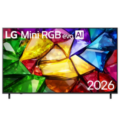 86MRGB86BSA 86" MINI RGB EVO 4K SMART TV / FREE XBOOM STAGE 301 SPEAKER REDEEM FROM LG