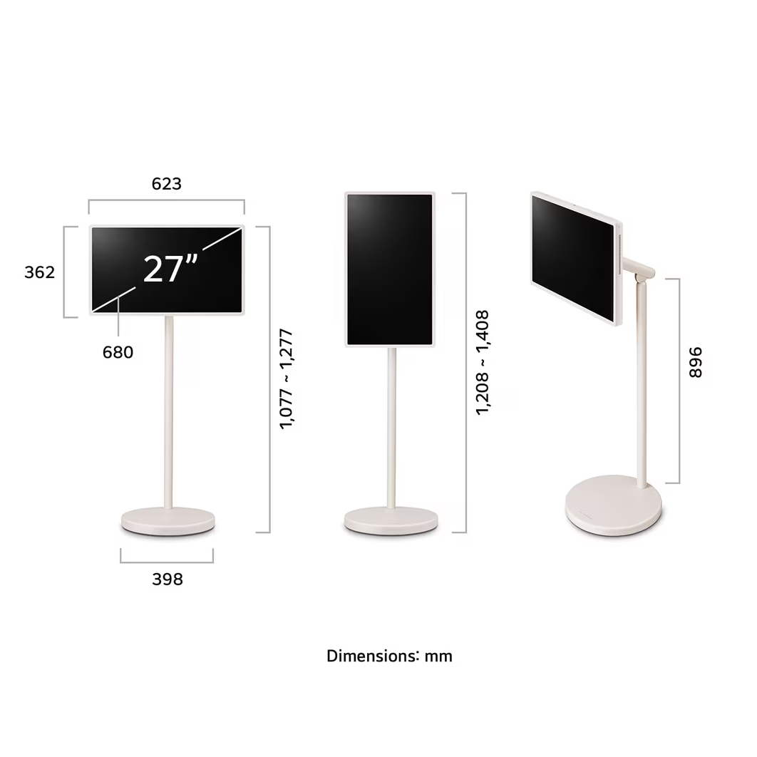 27LX6TDGA 27" STANBYME TOUCH SCREEN QHD TV (Gen 2)