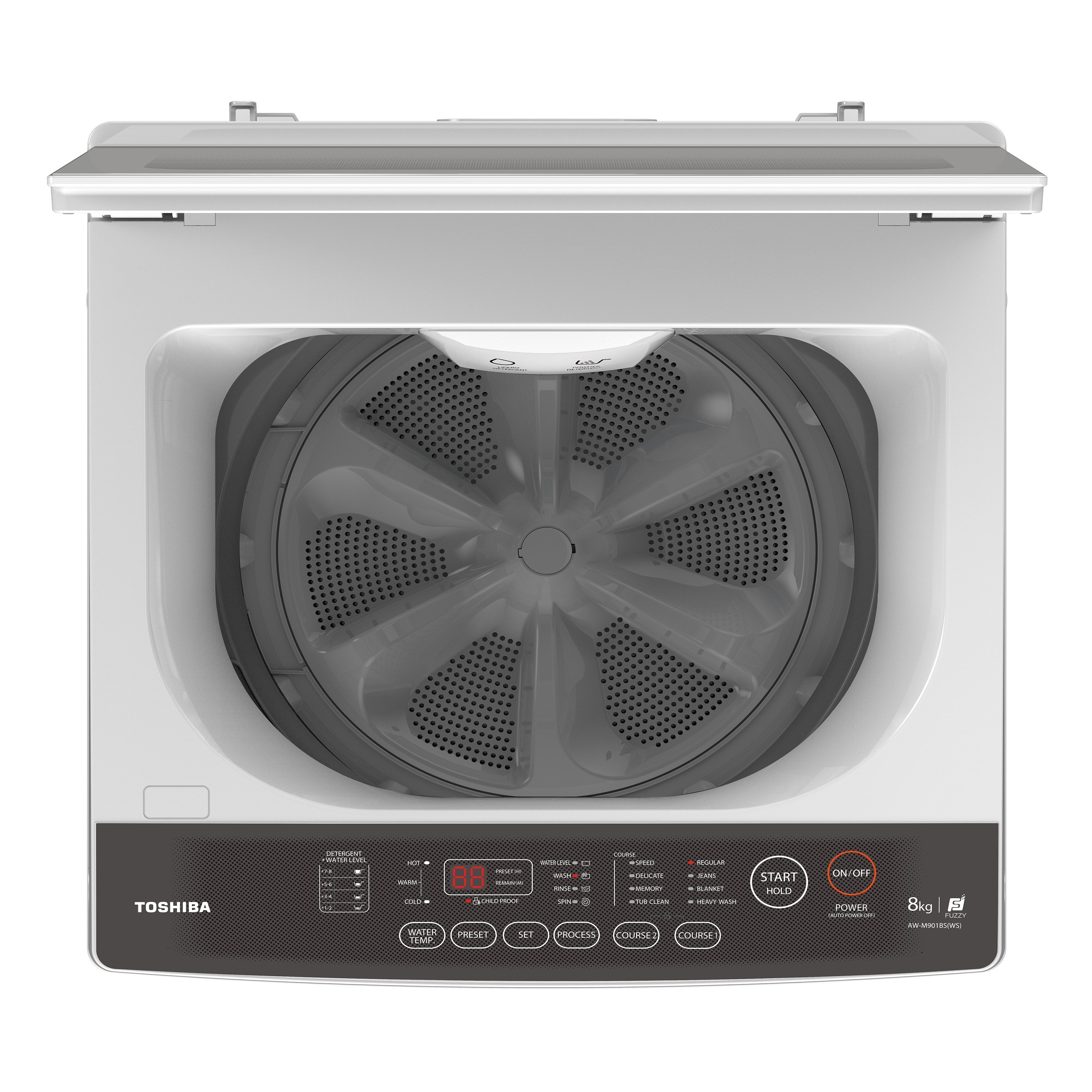 AW-M901BS(WS) 8KG TOP LOAD WASHER