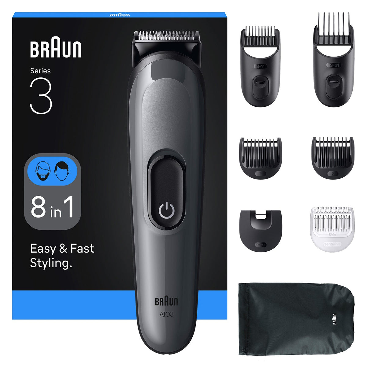AIO3540 8-IN-1 GROOMING KIT