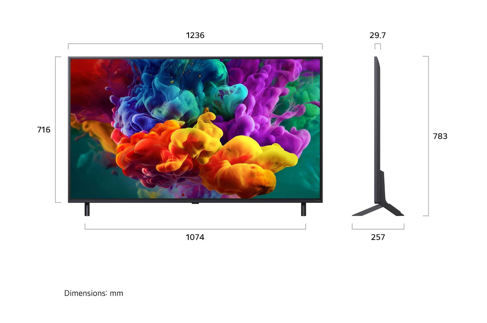55QNED86BSA 55" QNED EVO MINILED 4K SMART TV / FREE WALL MOUNTING
